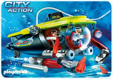 Playmobil Sumergible de aguas profundas con motor subacuático – 4909 A 2012 – El Mundo Click 4909 A
