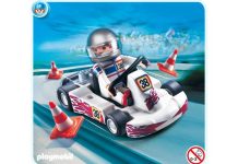 Playmobil Piloto de carreras con kart – 4932 A 2011 – El Mundo Click 4932 A