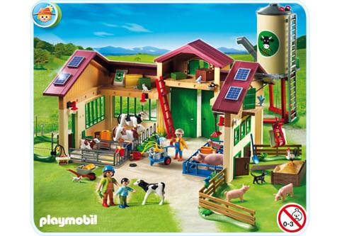 Playmobil Nueva granja con silo – 5119 A 2011 – El Mundo Click 5119 A