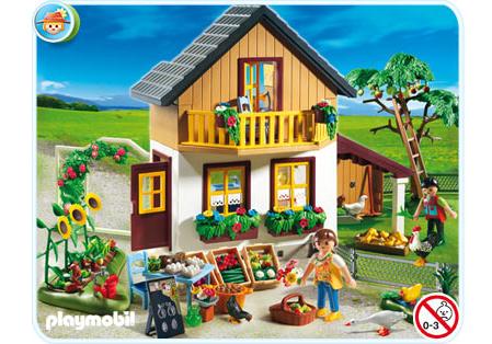 Playmobil Casa de campo con tienda agrícola – 5120 A 2011 – El Mundo Click 5120 A