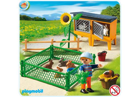 Playmobil Recinto para conejos – 5123 A 2011 – El Mundo Click 5123 A