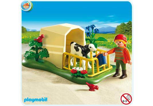 Playmobil Cría de terneros – 5124 A 2011 – El Mundo Click 5124 A
