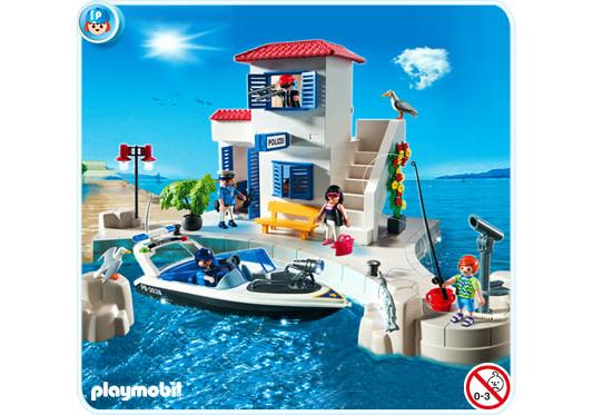 Playmobil Policía portuaria con lancha rápida – 5128 A 2011 – El Mundo Click 5128 A