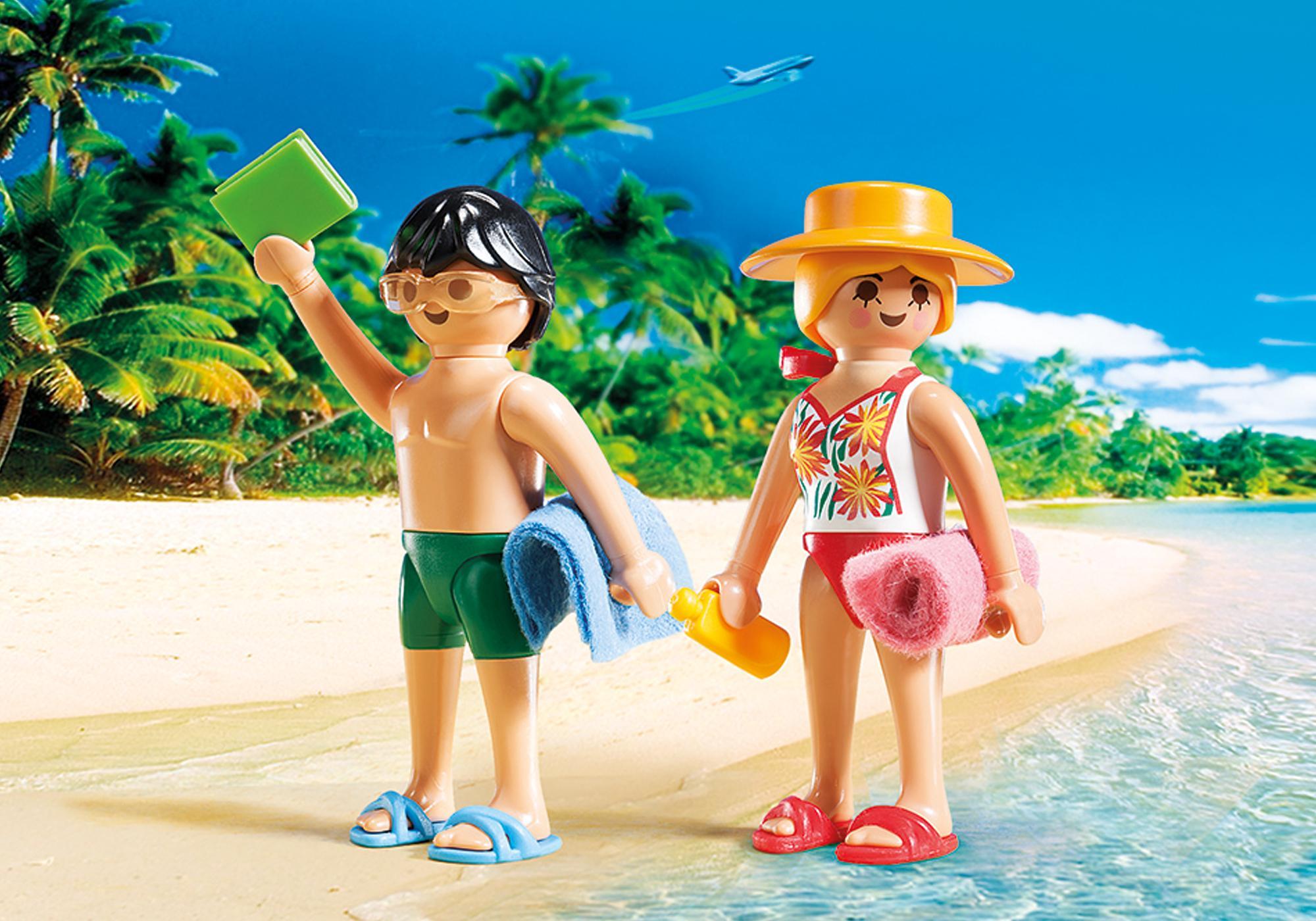 Playmobil verano y playa 5165 Paquete doble para veraneantes en la playa 5165 2015 El Mundo Click
