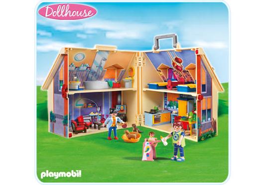 Playmobil Nueva casa de muñecas portátil – 5167 A 2012 – El Mundo Click 5167 A