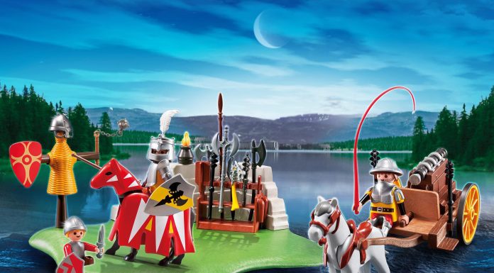 Playmobil Set compacto de aniversario Torneo de caballeros + Carro de cañón – 5168 2013 – El Mundo Click 5168