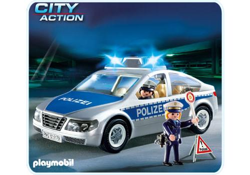 Playmobil Vehículo policial con luz intermitente – 5179 A 2012 – El Mundo Click 5179 A