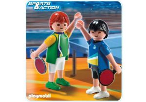 Playmobil Tenistas Playmobil: todas las referencias 3 Playmobil 2 jugadores de tenis de mesa