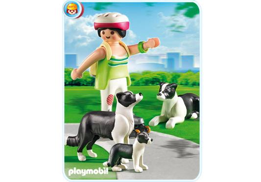 Playmobil Familia Border Collie – 5213 A 2012 – El Mundo Click 5213 A