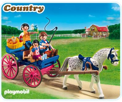 Playmobil Paseo en carruaje tirado por caballos – 5226 A 2012 – El Mundo Click 5226 A