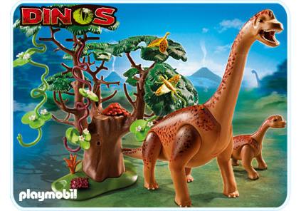 Playmobil Brachiosaurus con cría – 5231 A 2012 – El Mundo Click 5231 A