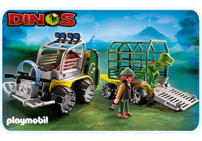 Playmobil Vehículo de investigación con remolque jaula – 5236 A 2012 – El Mundo Click 5236 A