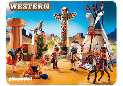 Playmobil Campamento indígena con tótem – 5247 A 2012 – El Mundo Click 5247 A