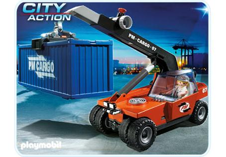 Playmobil Apilador de contenedores grandes – 5256 A 2012 – El Mundo Click 5256 A