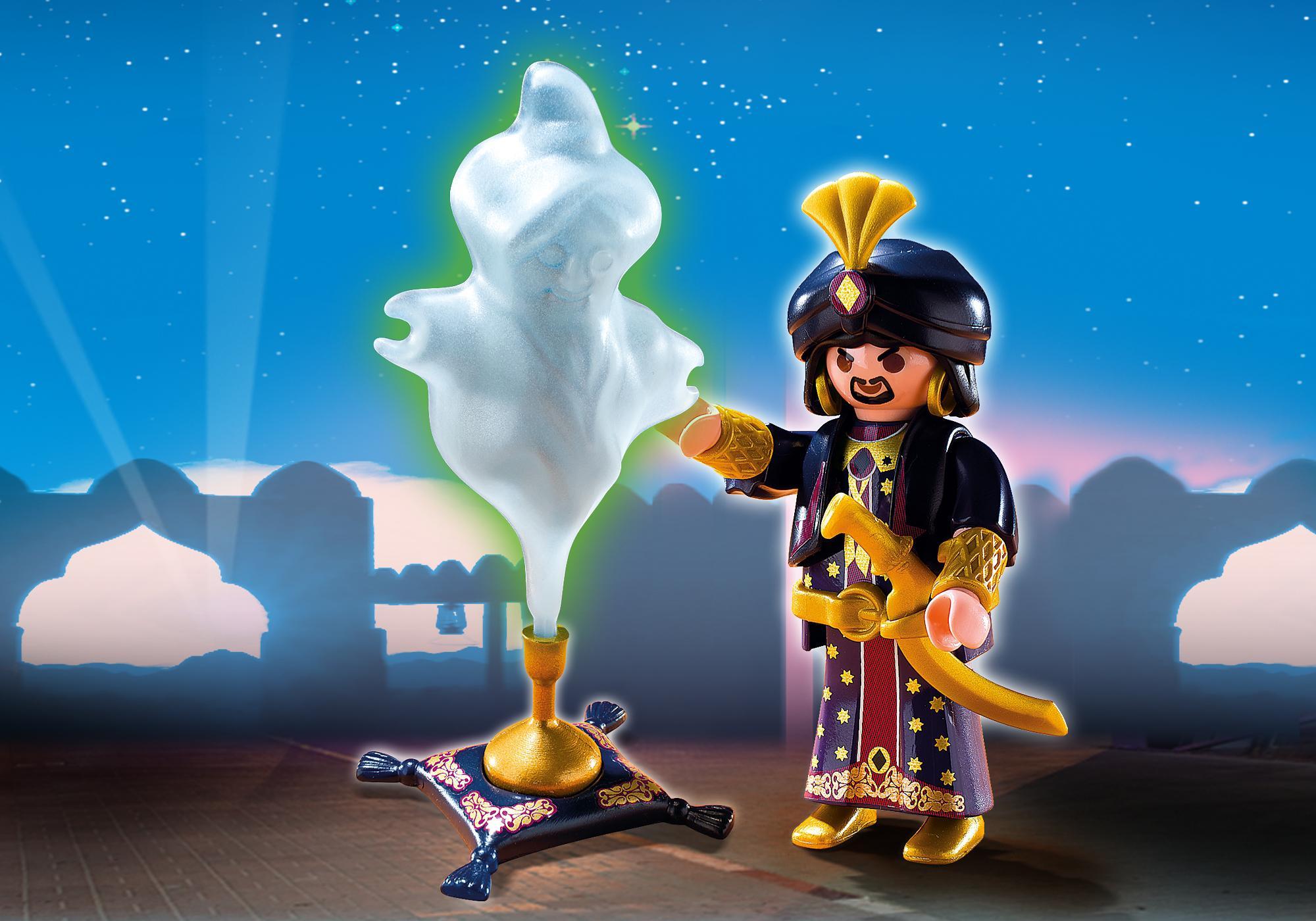 Playmobil magia 5295 Mago con genio en una botella 5295 2013 El Mundo Click