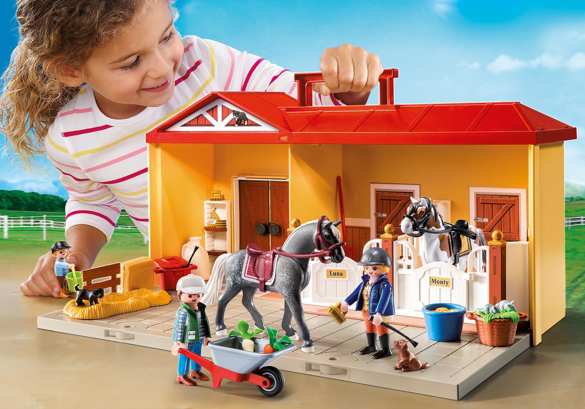 Playmobil caballos 5348 Mi establo para caballos 5348 2013 El Mundo Click
