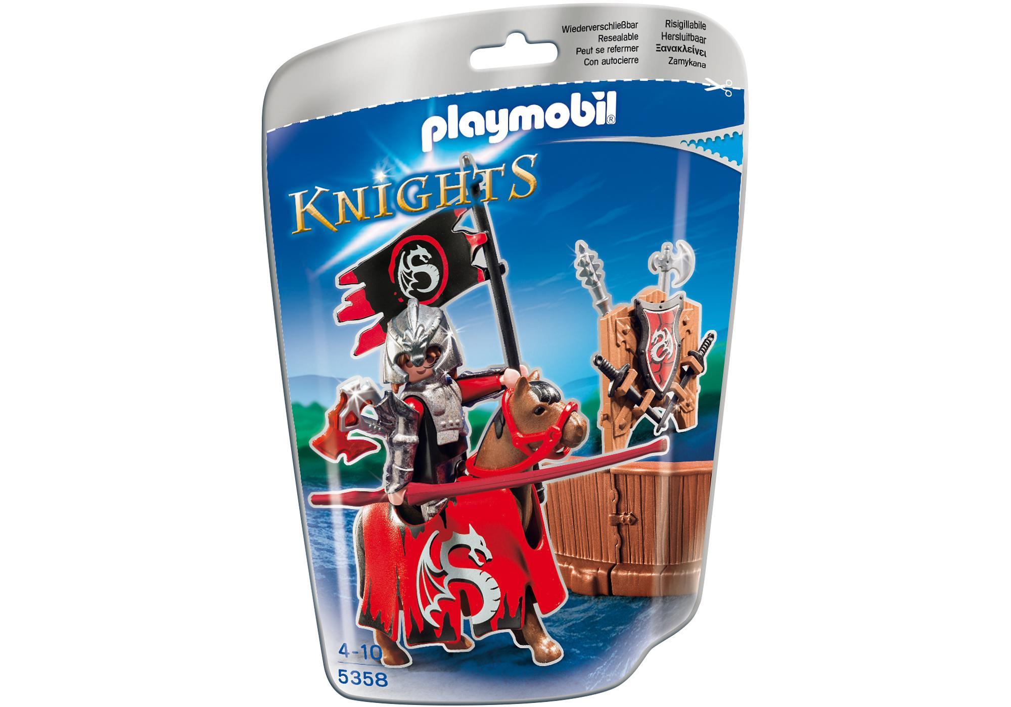 Playmobil dragones 5358 Luchador de torneos Clan Dragón 5358 2014 El Mundo Click