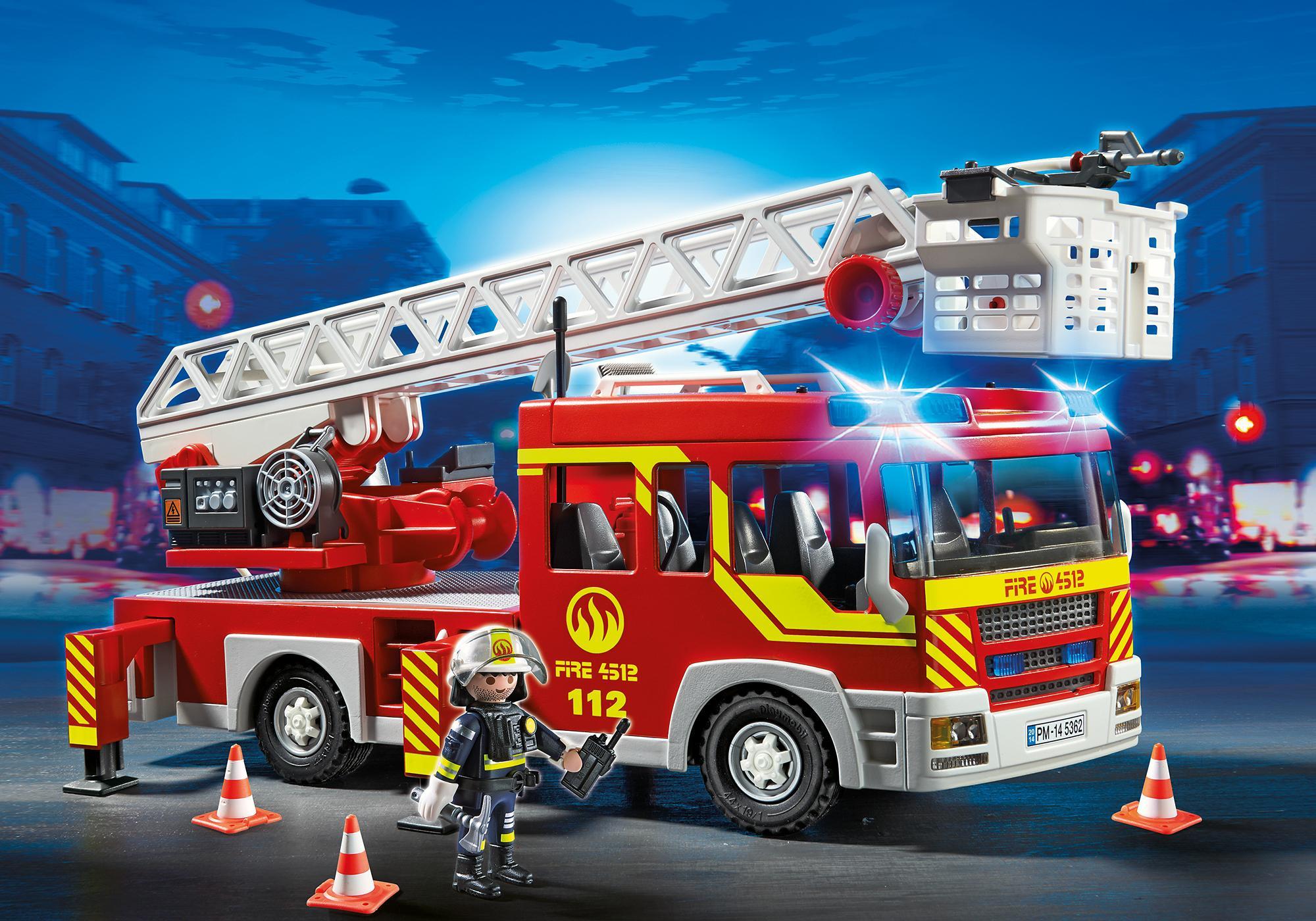 Playmobil camiones 5362 Camión de bomberos con luces y sonido 5362 2014 El Mundo Click