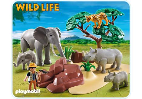 Playmobil Animales de la sabana africana – 5417 A 2012 – El Mundo Click 5417 A