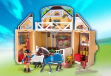 Playmobil Caja de juegos plegable – Establo – 5418 2013 – El Mundo Click 5418