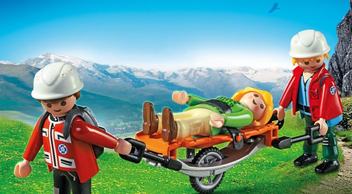 Playmobil Rescatista de montaña con camilla – 5430 2013 – El Mundo Click 5430