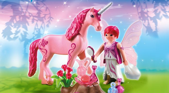 Playmobil Hada del cuidado con unicornio rosa rojo – 5443 2013 – El Mundo Click 5443