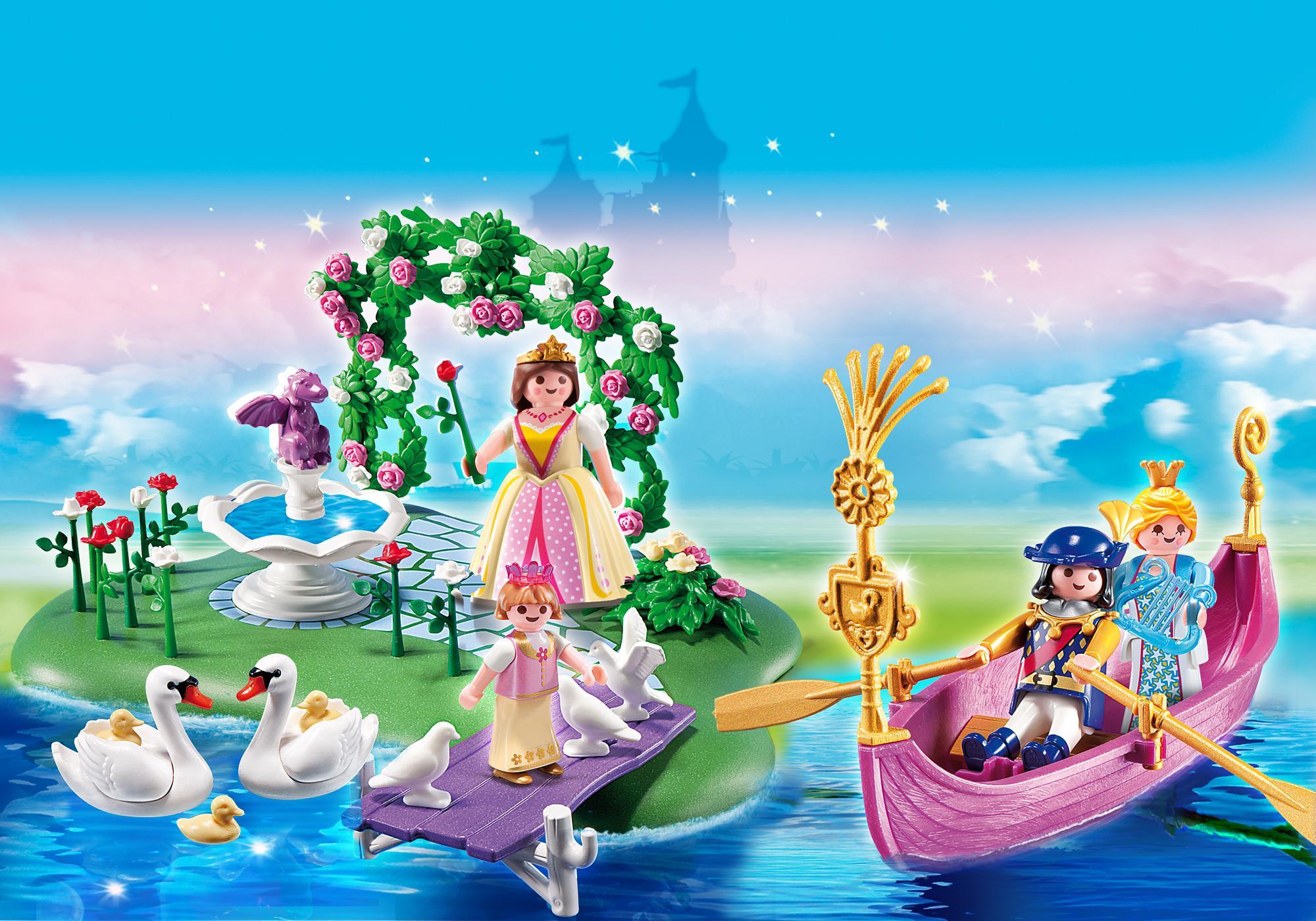 Playmobil princesas 5456 Conjunto compacto de aniversario Isla de la Princesa + Góndola Romántica 5456 2013 El Mundo Click