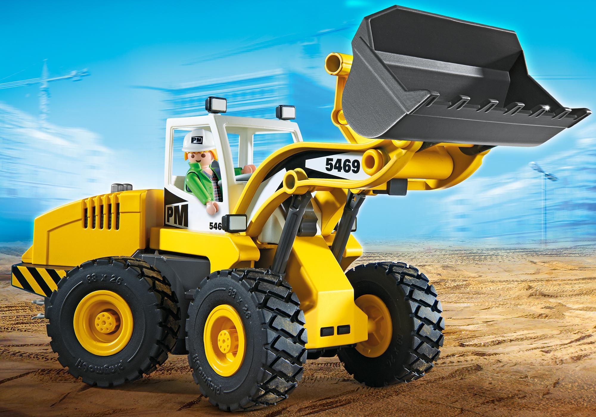 Playmobil construcción 5469 Cargadora de ruedas 5469 2013 El Mundo Click