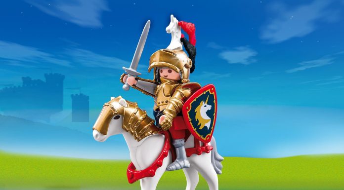 Playmobil Caballero Dorado Christopher – 5477 2014 – El Mundo Click 5477