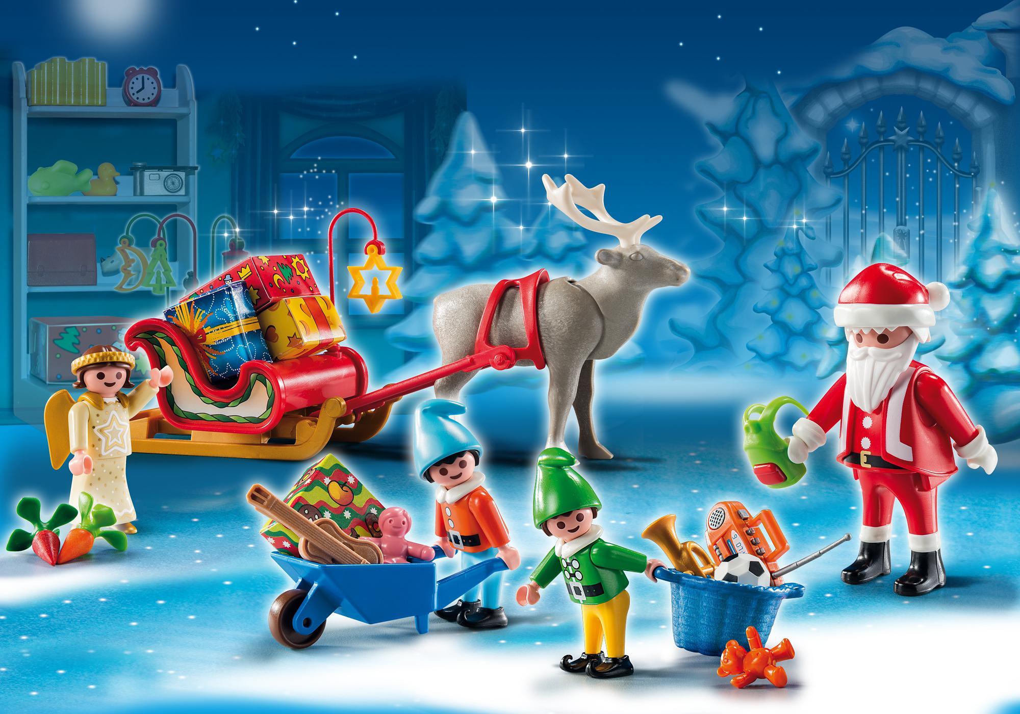Playmobil calendarios de adviento 5494 Calendario de Adviento de Papá Noel preparando regalos 5494 2014 El Mundo Click