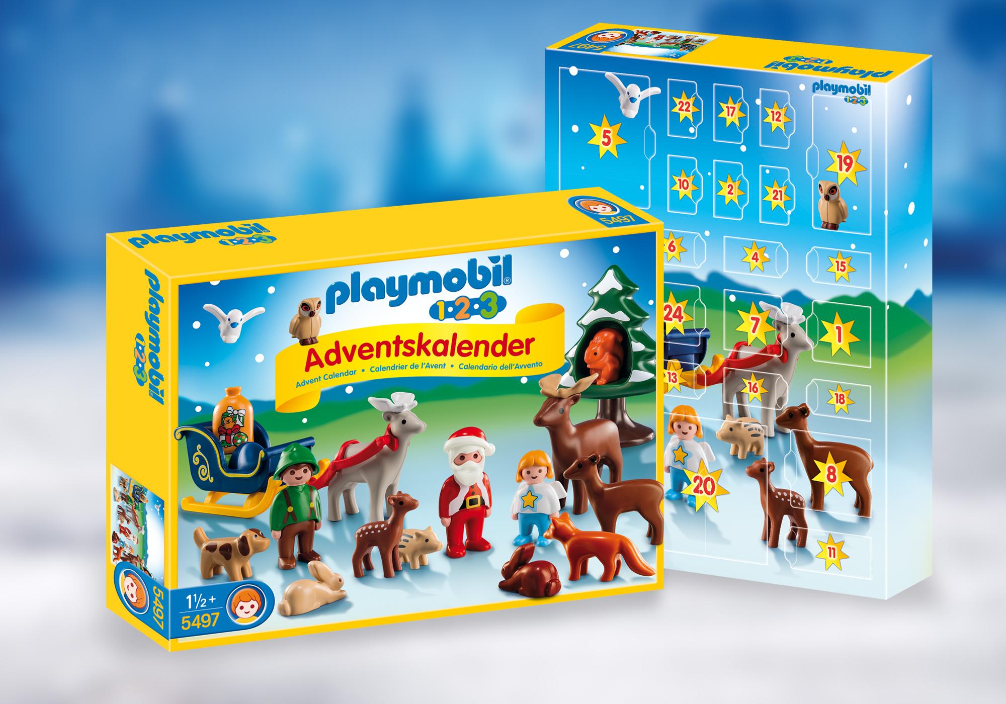 Playmobil calendarios de adviento 5497 Calendario de Adviento Junior Bosque Navideño 5497 2015 El Mundo Click