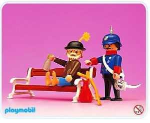 Playmobil  Gendarme/Vagabundo - 5504 A 1990 - El Mundo Click