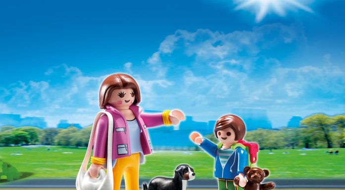 Playmobil Pack doble Madre con niño en edad escolar – 5513 2014 – El Mundo Click 5513