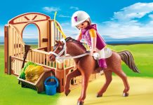 Playmobil Shagya Arabian con establo para caballos marrón y beige – 5518 2014 – El Mundo Click 5518