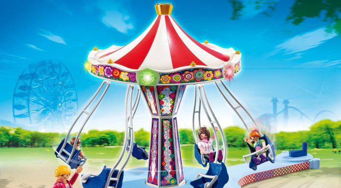 Playmobil Carrusel de cadena con iluminación de colores – 5548 2014 – El Mundo Click 5548
