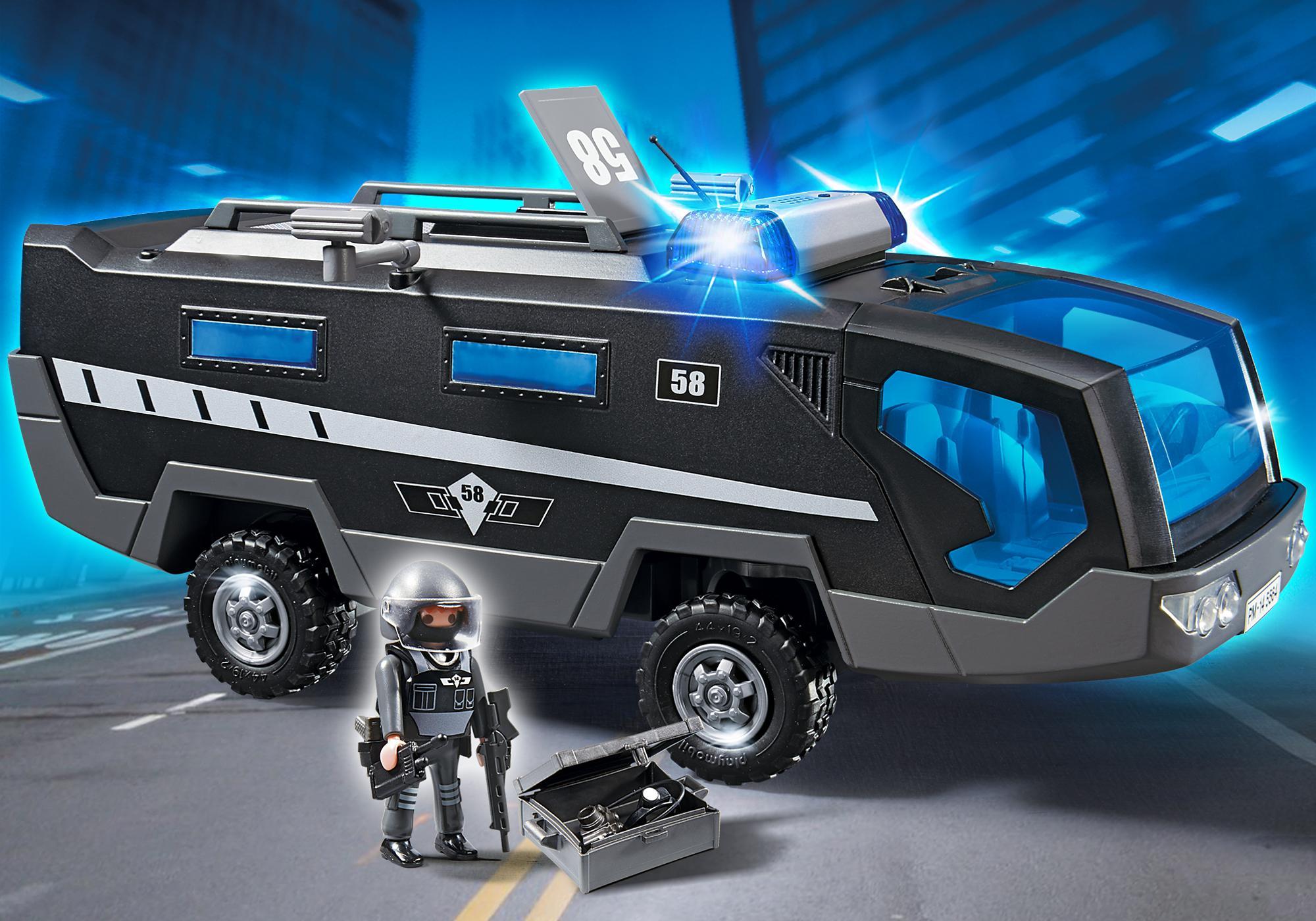 Playmobil camiones 5564 Camión del equipo SWAT con luces y sonido 5564 2014 El Mundo Click