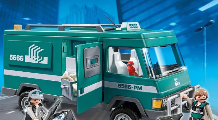 Playmobil Vehículo de transporte de efectivo – 5566 2014 – El Mundo Click 5566