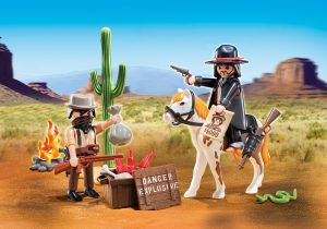 Playmobil Carretas y Carromatos del Oeste Playmobil: todas las referencias 6 Playmobil Estuche de transporte Western