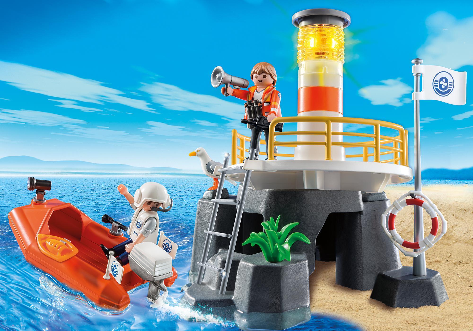 Playmobil barcos 5626 Faro con bote salvavidas 5626 2014 El Mundo Click