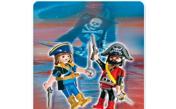 Playmobil Pack dúo de pirata y corsario – 5814 A 2008 – El Mundo Click 5814 A
