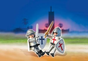 Playmobil Pack doble Caballeros de la Orden y Cruzados
