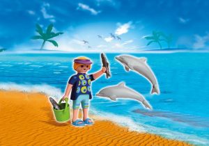 Playmobil  Paquete doble: Enfermera con cría de delfín - 5876 A 2009 - El Mundo Click