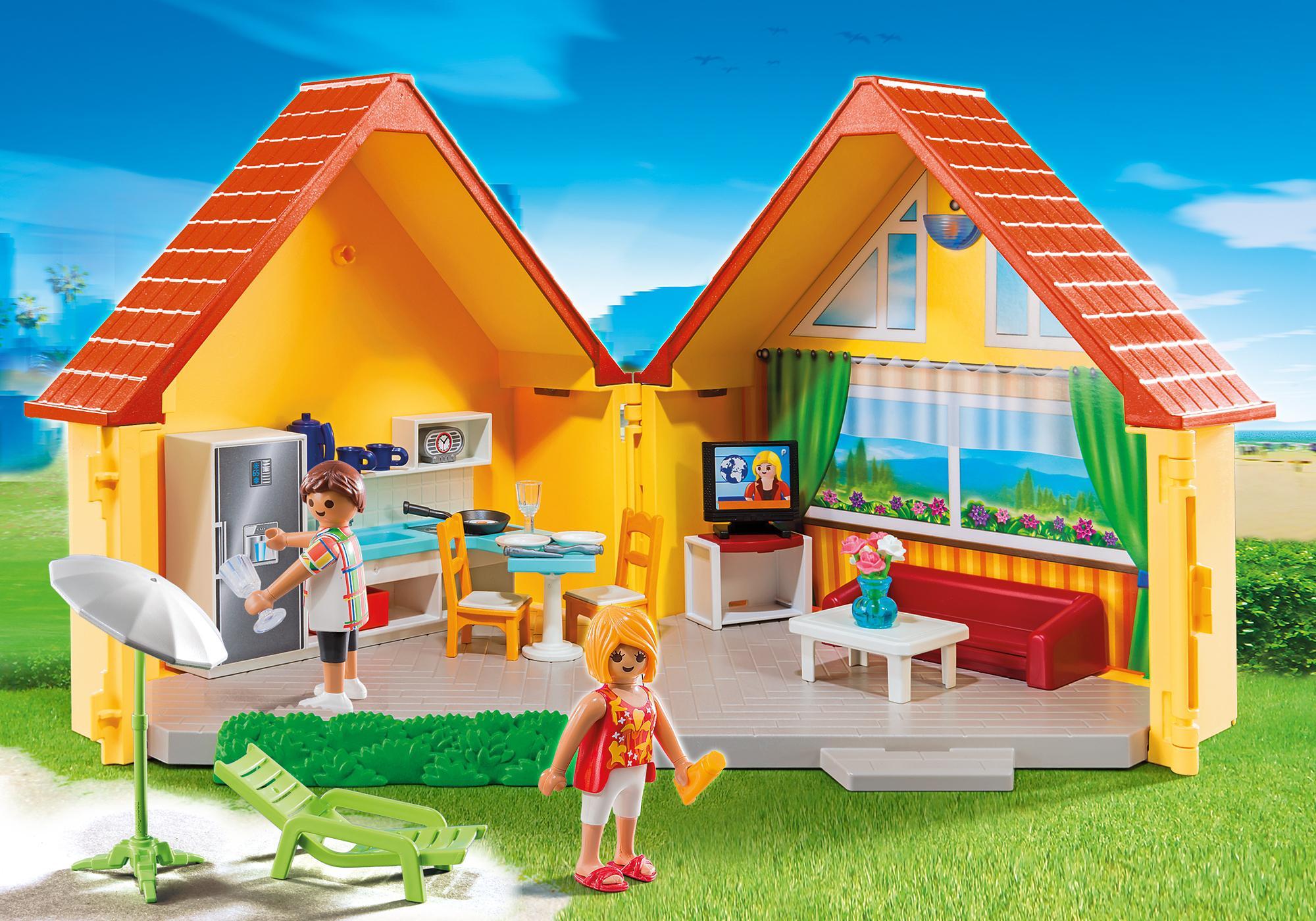 Playmobil verano y playa 6020 Casa de vacaciones plegable 6020 2014 El Mundo Click