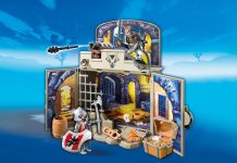 Playmobil Caja de juego desplegable “La cámara del tesoro del caballero” – 6156 2015 – El Mundo Click 6156