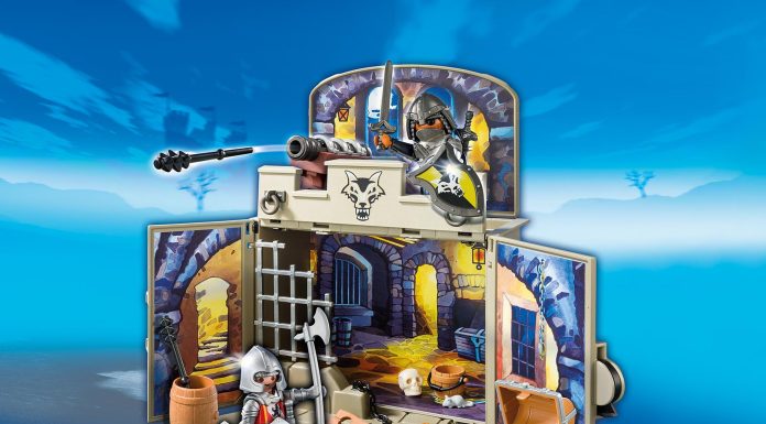 Playmobil Caja de juego desplegable “La cámara del tesoro del caballero” – 6156 2015 – El Mundo Click 6156