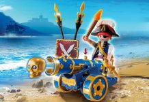 Playmobil Cañón azul con oficial pirata – 6164 2015 – El Mundo Click 6164