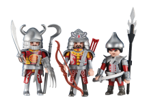Playmobil 3 Caballeros Rojos Asiáticos – 6326 2013 – El Mundo Click 6326