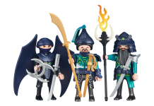 Playmobil 3 Caballeros Asiáticos Verdes – 6328 2013 – El Mundo Click 6328