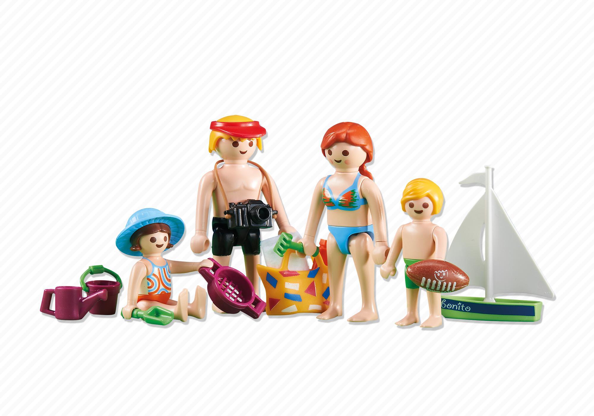 Playmobil verano y playa 6345 Familia de playa 6345 2013 El Mundo Click