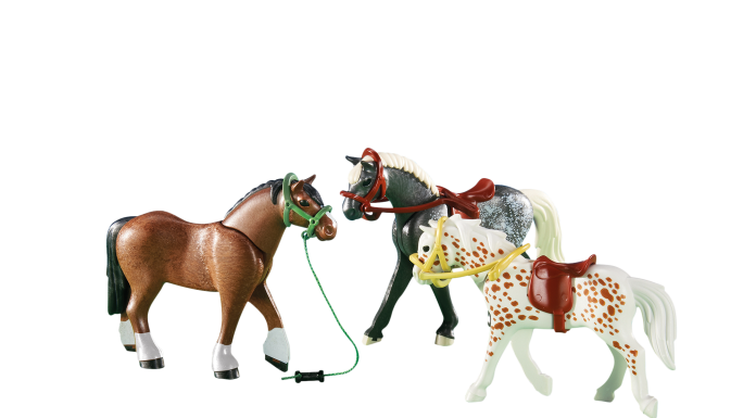 Playmobil 3 caballos – 6360 2014 – El Mundo Click 6360